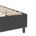 Ensemble matelas équilibré à ressorts 20 cm et sommier tapissier 35.5 cm tissu gris foncé Sloka - Élégance et confort - Photo n°10