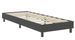 Ensemble matelas équilibré à ressorts 20 cm et sommier tapissier tissu 24.5 cm gris foncé Sloka - Élégance et confort - Photo n°13