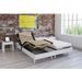 Ensemble relaxation matelas + sommiers électriques décor blanc satiné 2x80x200 - Mousse - 14 cm - Ferme - TALCA - Photo n°2