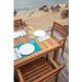 Ensemble repas de jardin 6 personnes - table 160x90cm et 6 fauteuils - Bois Acacia - Photo n°6