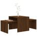 Ensemble table basse Chêne marron 100x48x40cm Bois d'ingénierie - Photo n°3