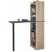 Ensemble table de cuisine et meubles LUKO – Table 130 cm avec rangements et meuble haut - Photo n°1