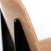 Ensemble table et 4 chaises industriel bois de frêne et acier noir Kiten - Photo n°6