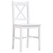 Ensemble table et 8 chaises pin massif blanc Kampia - Photo n°5