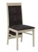 Ensemble table extensible 140/180 cm et 6 chaises en bois clair sonoma et tissu gris foncé Komba - Photo n°4