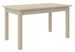 Ensemble table extensible 140/180 cm et 6 chaises en bois clair sonoma et tissu gris foncé Klarika - Photo n°4