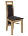 Ensemble table extensible 140/180 cm et 6 chaises en bois de hêtre et tissu gris foncé Mouka - Photo n°4