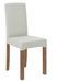 Ensemble table extensible 140/180 cm et 6 chaises en bois marron et tissu beige clair Zakria - Photo n°4