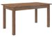 Ensemble table extensible 140/180 cm et 6 chaises en bois marron et tissu gris clair Klarika - Photo n°5