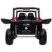 EROAD - Buggy STORM 2 places 4X4 Carbone Rouge 2 places - 12V - Roues gomme - MP3 - Photo n°4