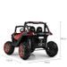 EROAD - Buggy STORM 2 places 4X4 Carbone Rouge 2 places - 12V - Roues gomme - MP3 - Photo n°6