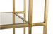 Etagère 4 niveaux en acier doré et miroir Louanor 68 cm - Photo n°4