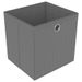 Étagère à 12 cubes avec boîtes Gris 103x30x141 cm Tissu - Photo n°8
