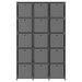 Étagère à 15 cubes avec boîtes Gris 103x30x175,5 cm Tissu - Photo n°3