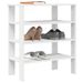 Étagère à chaussures blanc 61x32x70 cm bois d'ingénierie - Photo n°1