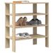 Étagère à chaussures chêne sonoma 61x32x70 cm bois d'ingénierie - Photo n°1