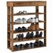 Étagère à chaussures vieux bois 80x30x98 cm bois d'ingénierie - Photo n°1