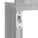 Étagère angle murale Sonoma gris 20x20x127,5 cm Bois ingénierie - Photo n°7