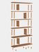 Étagère bibliothèque bois clair Mouka 120 cm - Photo n°4
