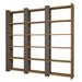 Étagère bibliothèque bois marron et bleu calcédoine Orka 184 cm - Photo n°1