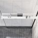 Étagère de douche pour paroi de douche à l'italienne Blanc 80cm - Photo n°1