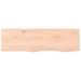 Étagère murale 100x30x(2-4) cm bois de chêne massif non traité - Photo n°4