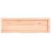 Étagère murale 100x30x(2-4) cm bois de chêne massif non traité - Photo n°5