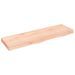 Étagère murale 100x30x(2-6) cm bois de chêne massif non traité - Photo n°1