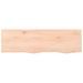 Étagère murale 100x30x(2-6) cm bois de chêne massif non traité - Photo n°4