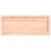 Étagère murale 100x40x(2-6) cm bois de chêne massif non traité - Photo n°5