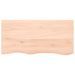 Étagère murale 100x50x(2-4) cm bois de chêne massif non traité - Photo n°3