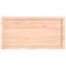 Étagère murale 100x50x(2-4) cm bois de chêne massif non traité - Photo n°4