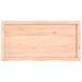 Étagère murale 100x50x(2-6) cm bois de chêne massif non traité - Photo n°5