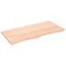 Étagère murale 100x50x2 cm bois de chêne massif non traité - Photo n°1