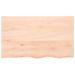 Étagère murale 100x60x(2-4) cm bois de chêne massif non traité - Photo n°4