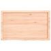 Étagère murale 100x60x(2-6) cm bois de chêne massif non traité - Photo n°5