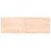 Étagère murale 120x40x(2-4) cm bois de chêne massif non traité - Photo n°4