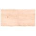 Étagère murale 120x60x(2-6) cm bois de chêne massif non traité - Photo n°3