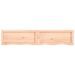 Étagère murale 140x30x(2-4) cm bois de chêne massif non traité - Photo n°5