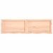 Étagère murale 140x40x(2-4) cm bois de chêne massif non traité - Photo n°5