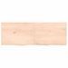 Étagère murale 140x50x(2-6) cm bois de chêne massif non traité - Photo n°4