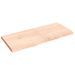 Étagère murale 140x60x(2-6) cm bois de chêne massif non traité - Photo n°1