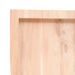 Étagère murale 180x40x(2-4) cm bois de chêne massif non traité - Photo n°7