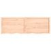 Étagère murale 180x60x(2-4) cm bois de chêne massif non traité - Photo n°4