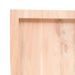 Étagère murale 180x60x(2-4) cm bois de chêne massif non traité - Photo n°7