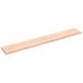 Étagère murale 220x30x(2-4) cm bois de chêne massif non traité - Photo n°1