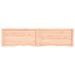 Étagère murale 220x50x(2-4) cm bois de chêne massif non traité - Photo n°5