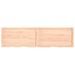 Étagère murale 220x60x(2-4) cm bois de chêne massif non traité - Photo n°5