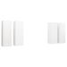 Etagère murale 4 pcs Blanc 30,5x30x90 cm - Photo n°1