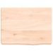 Étagère murale 40x30x(2-6) cm bois de chêne massif non traité - Photo n°5